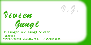 vivien gungl business card
